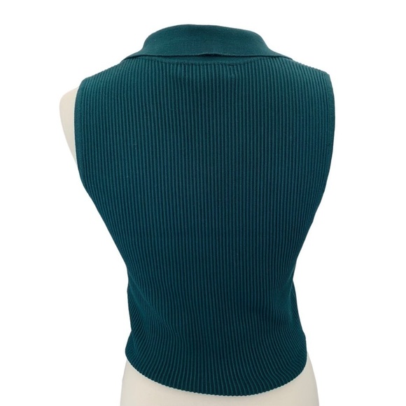 House Of Harlow 1960 Teal Cropped Top M - Picture 3 of 5